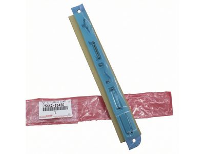 75442-33450 Toyota Plate, Luggage Compartment Door Name Product Photo 4 of 4