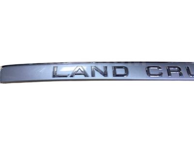 75441-60500-B2 Toyota Nameplate, Gray, Rear Product Photo 2 of 2