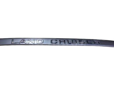 Toyota 75441-60500-B2 Nameplate, Gray, Rear 75441-60500-B2 Toyota Nameplate, Gray, Rear Product Photo 1 of 2