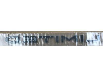 Toyota 75443-07070 Nameplate, Rear