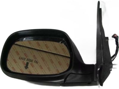 Toyota 87940-0C170-C0 Mirror Assembly, Outer Rear View, Driver Side, Black