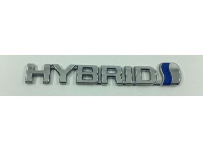 Toyota 75445-42010 Plate,  Back Door Name,  NO.5