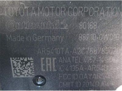 Toyota 88210-F4010 Sensor Assy,  Millimeter Wave Radar