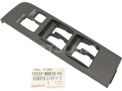 Toyota 74232-60070-E0 Panel, Front Armrest Base, Upper Driver Side
