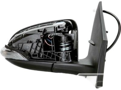 Toyota 87940-02F50-C0 Mirror Assembly, Outer Rear View, Driver Side, Black