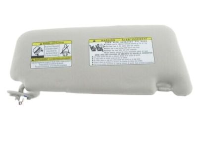 Toyota 74320-73010-B0 Sunvisor, Gray, Driver Side