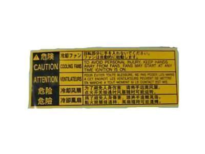 Scion 16793-0V010 Caution Label