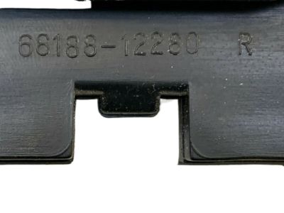 Toyota 68188-12280 Weatherstrip,  Rear Door Quarter Window,  RH
