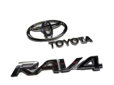 Toyota 75430-42010 Emblem Assembly, Back Door