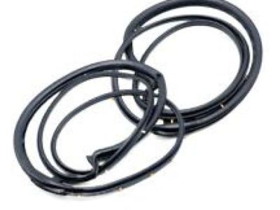 Toyota 62312-12220 Weatherstrip,  Front Door Opening Trim,  LH