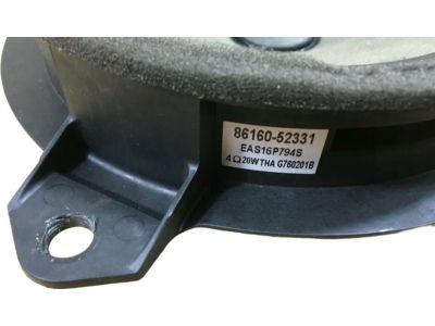Toyota 86160-52331 Speaker Assembly, Front, Rear