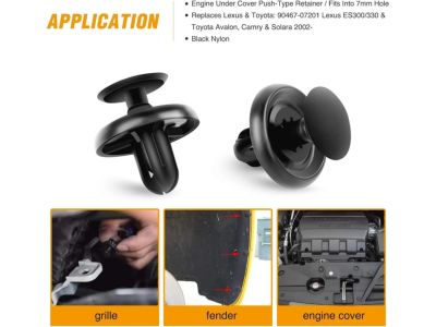 Toyota 90467-06212 Clip, Floor Under Cover