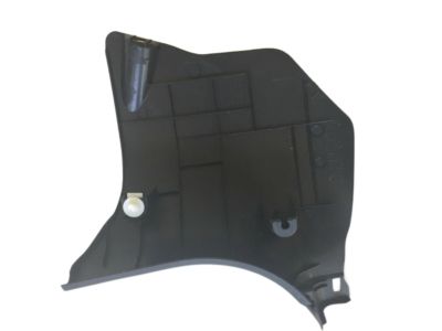 Toyota 62101-06120-C0 Cowl Trim, Black, Passenger Side