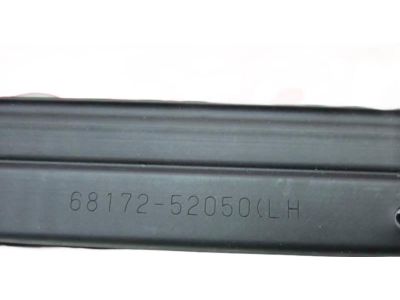 Toyota 68172-52050 Weatherstrip, Front Door Glass, Inner Driver Side