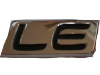 Toyota 75444-1A790 Nameplate, Chrome, Rear