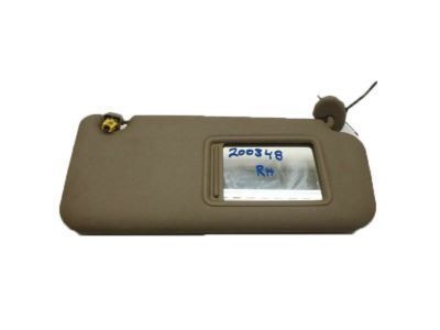 Toyota 74310-42452-E1 Sunvisor, Sand, Passenger Side