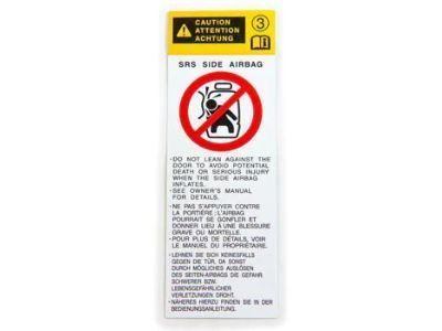 Scion 74596-53010 Caution Label