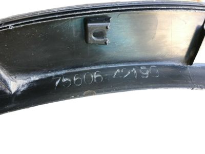 Toyota 75606-42190 Moulding,  Quarter,  Outside Center LH