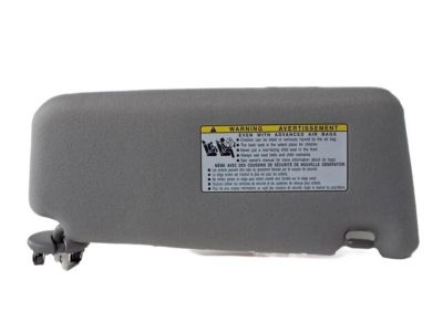 Toyota 74310-33F30-B0 Sunvisor, Gray, Passenger Side
