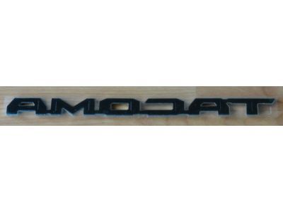 Toyota 75427-04030 Nameplate, Dark Chrome, Passenger Side