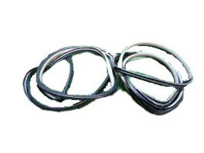 Toyota 62332-47030-B0 Weatherstrip,  Rear Door Opening Trim,  LH
