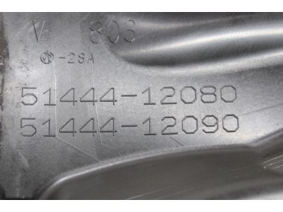 Toyota 51444-12080 Cover, Engine Under, Rear Driver Side