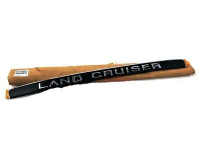 Toyota 75441-60500-C0 Nameplate, Black, Rear