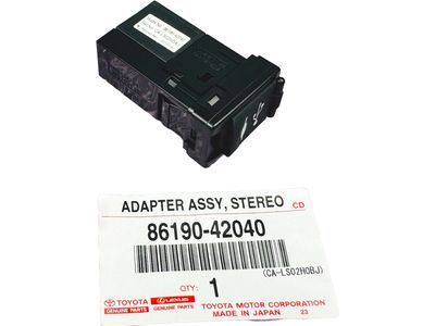 Toyota 86190-F4010 Adapter Assembly, Stereo Jack 86190-F4010 Toyota Adapter Assembly, Stereo Jack Product Photo 1 of 2