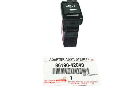 86190-F4010 Toyota Adapter Assembly, Stereo Jack Product Photo 2 of 2