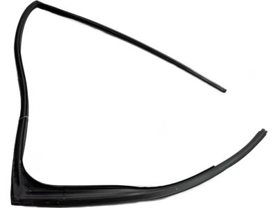 Toyota 68142-33130 Run, Rear Door Glass, Passenger Side