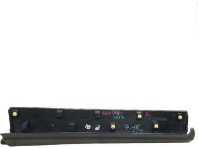 Toyota 75075-0E070-C0 Moulding Sub-Assembly, Rear Door, Outside Passenger Side