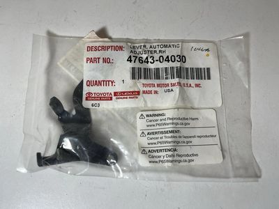 47643-04030 Toyota Lever, Rear Brake Automatic Adjust, Passenger Side Product Photo 4 of 4