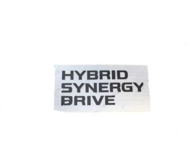 Toyota Prius V Emblem - 11291-37060