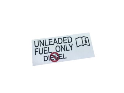 Toyota 74559-20140 Label,  Fuel Information,  No.2