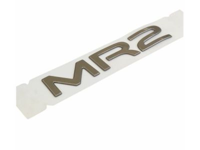 Toyota 75471-17110-B0 Nameplate, Gray, Rear