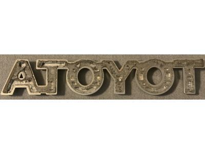 Toyota 75444-08020 Nameplate, Rear