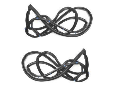 Toyota 67862-42060 Weatherstrip,  Front Door,  LH