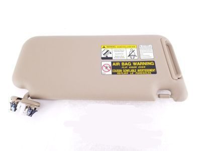 Toyota 74320-42501-E1 Sunvisor, Sand, Driver Side