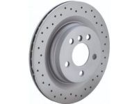 Toyota 42431-WAA02 Rotor, Red, Rear Driver Side
