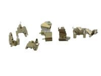 Toyota 04948-30230 Brake Pads Hardware Kit, Rear