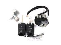 Toyota 69051-35040 Cylinder & Key Set, Door Lock, Passenger Side