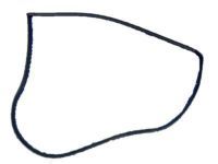 Toyota 67862-AA040 Weatherstrip, Front Door, Driver Side