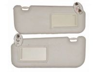 Toyota 74320-12E00-E0 Sunvisor, Brown, Driver Side