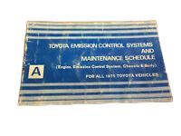 Toyota 11298-22153 Label, Emission Control Information