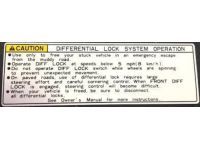 Toyota 41991-60061 Caution Label