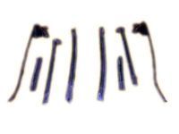 Toyota 62384-06010 Weatherstrip, Rear Driver Side