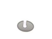 Toyota 74317-52010-B0 Sunvisor Cover, Gray, Passenger Side