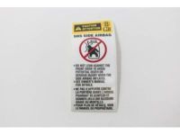 Toyota 74596-02020 Caution Label