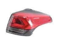 Toyota 81551-42191 Lens & Body, Rear Combination Lamp, Passenger Side