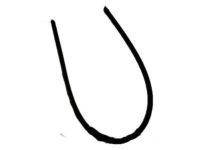 Toyota 85214-0T050 Wiper Blade Refill, Driver Side, Rubber